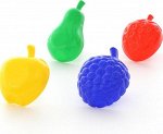 Формочки &quot;Фрукты&quot; большие, 4 шт