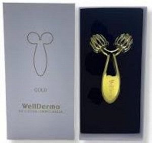 WellDerma Компактный роликовый лифтинг для лица золотой Roller Compact Face Lifting Gold, 1 шт
