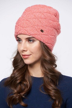 Шапка Молодежная РВ107 (коралл/мулине)