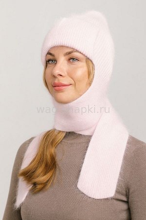 Ушанка Женская РВ427 (светло-розовый)