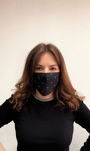 Маска защитная из неопрена с принтом (S-M) (принт №64-2)