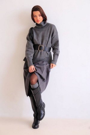 Юбка серая + ДЛИНА: 80 (+-3) см.
+ СОСТАВ: ПЭ 80%, хлопок 20%
+ ПАРАМЕТРЫ МОДЕЛИ: 81/62/88, рост модели 172 см.
+ ОБРАЗЕЦ НА МОДЕЛИ: 44