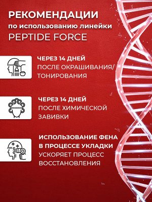 Концепт Шампунь бессульфатный молекулярное восстановление с пептидами Concept PEPTIDE FORCE, 300 мл