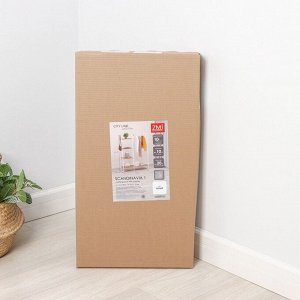 Гардеробная система с полками «Скандинавия 1», 110x38,5x147 см, белая