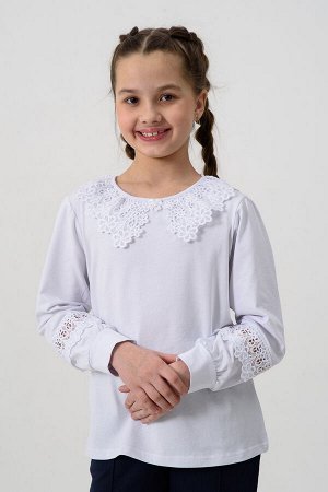 Блузка Варианты расцветки: голубой, белый
Ткань: кулирка с лайкрой, Состав: 92% хлопок; 8% лайкра
Эта блузка станет идеальным выбором для школьного гардероба вашей дочери. Выполненная в классическом с