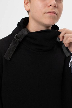 Толстовка с начесом с воротником ТФнач