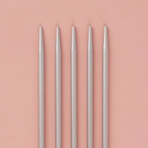 Спицы для вязания, чулочные, с тефлоновым покрытием, d=2.5 мм, 20 см, 5 шт.