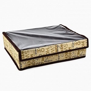 Органайзер для хранения 24 ячейки с крышкой «Милый дом», 34x28x10 см
