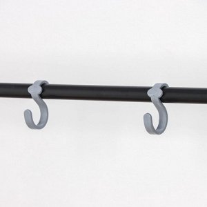 Гардеробная система с полками «Скандинавия 1», 110x38,5x147 см, чёрная
