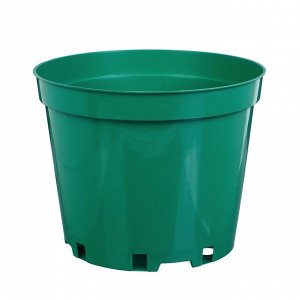 Горшок для рассады, 5 л, d = 22 см, h = 18 см, пластик, зелёный, Greengo
