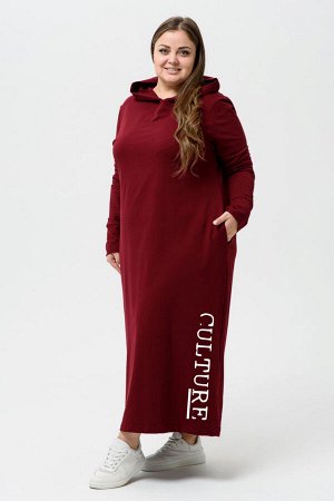 8520 Платье с капюшоном