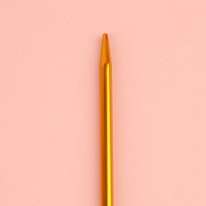 Спицы для вязания, чулочные, из алюминия, d=3 мм, 25 см, 5 шт., разноцветные