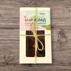 АЛАТАУ Мармелад Сосновый с Кедровым орехом в форме Шишки 110 гр (в крафт кор.)