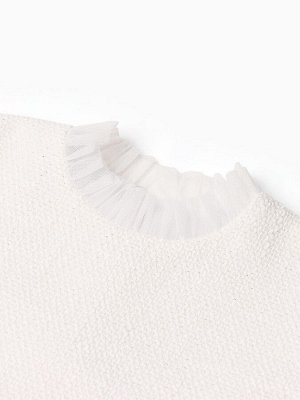 Платье нарядное детское MINAKU: PartyDress, цвет белый, рост