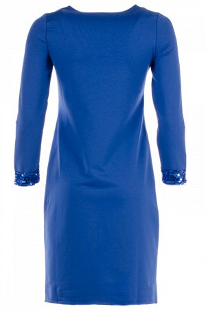 Женское платье миди синее 2300214 размер 42, 46