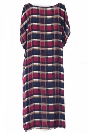 Женское платье мини фиолетовое 2299805 размер 42-48