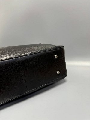 Сумка женская черная кожаная