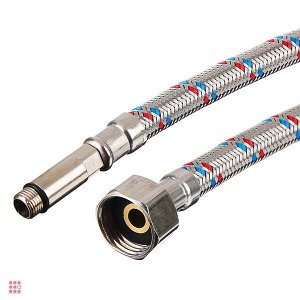 Подводка гибкая для смесителя  Г1/2", М10, 100см, 2шт