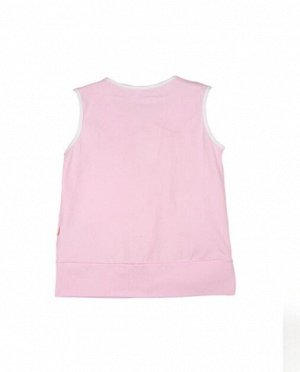 Розовая футболка Mini Maxi на манжете. Качественная вещь! В ней и в пир, и в мир! Размер 116 см