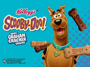 Kellogg's Kellogs Scooby Doo Snacks Chocolate 28.3g - Печенье Скуби-Ду шоколад