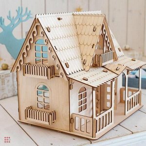 Конструктор дом "Country house" 42 х 47 х 36 cм. 136дет.