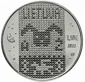 Литва 1,5 евро 2022 Зуйкис Пуйкис / Великий Заяц UNC