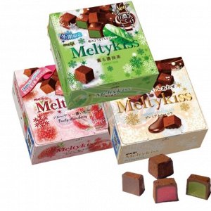 Шоколад MEIJI Melty kiss с шоколадной начинкой 60г