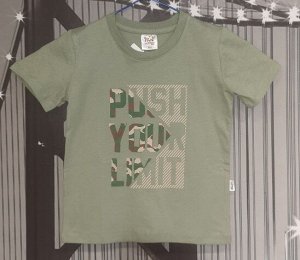 33124 Футболка мальчик хаки PUSH