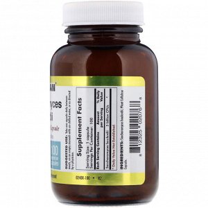 Kirkman Labs, Saccharomyces Boulardii, 3 миллиарда, 100 вегетарианских капсул