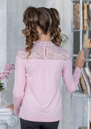 Дона блузка трикотажная розовый