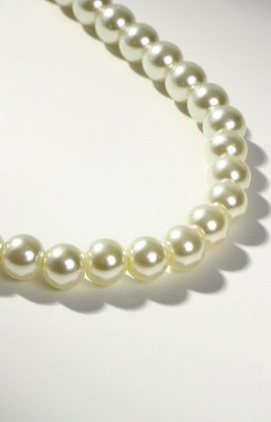 Бусы «Невеста» с жемчугом, бусины d=0.8, цвет молочный, 40 см