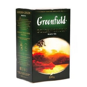 Чай Гринфилд Golden Ceylon black tea 200г