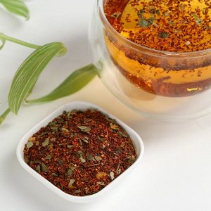 Чай китайский Ройбос - Ройбуш с земляникой, спокойствие и укрепление иммунитета, 50 г.