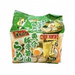 Суп-лапша TOYOSUISAN Рамен с морепродуктами Тонкоцу и соевым соусом 440 гр ( 5пач)