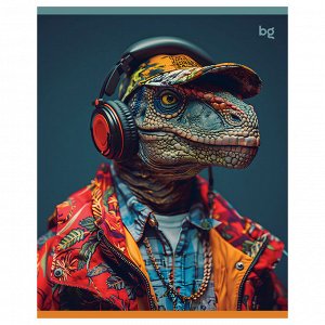 Тетрадь 48л., А5, линия BG ""Дино"", эконом