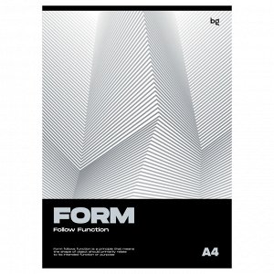 Тетрадь 80л., А4, клетка BG ""Monocolor. Form""