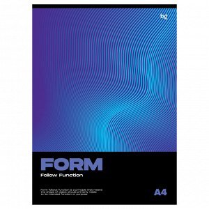 Тетрадь 80л., А4, клетка BG ""Monocolor. Form""