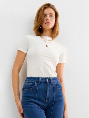 Джинсы женские клёш со стрелкой MINAKU: Jeans Collection, синие