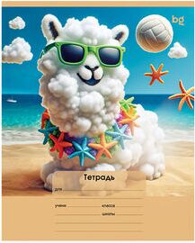 Тетрадь школьная 12л., КЛЕТКА BG ""Веселое облако"", эконом