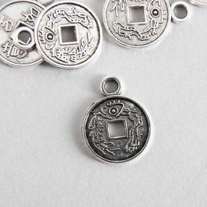 Декор металл "Китайская монета" 1,7х1,3 смб