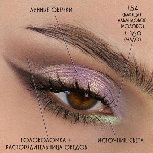 Набор теней для век, 3 цвета: Тучка, Лунные Овечки, Бука со Дна Океана