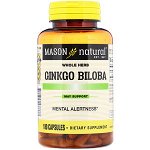 Mason Natural, Гинкго Билоба, 180 кап