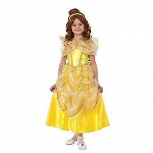 Карнавальный костюм «Принцесса Белль», текстиль, размер 28, рост 110 см