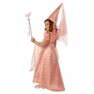 Карнавальный костюм «Сказочная фея», текстиль, размер 30, рост 116 см, цвет розовый