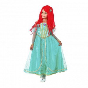Карнавальный костюм «Принцесса Ариэль», текстиль, размер 32, рост 122 см