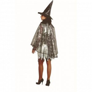Карнавальный костюм «Ведьмочка» для взрослых, текстиль, размер 44