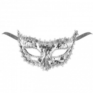 Карнавальная маска «Венеция», цвет серебряный
