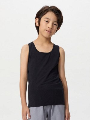 UNIQLO AIRism - детская майка из смесового хлопка - 00 WHITE