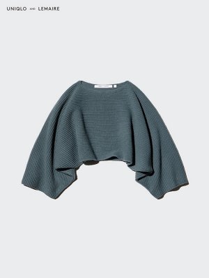 UNIQLO x LEMAIRE - укороченный свитер из шерсти ягненка