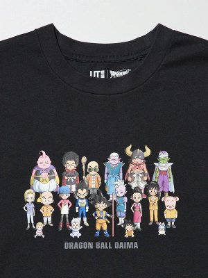 UNIQLO UT - хлопковая футболка с принтом "Dragon Ball" - 09 BLACK